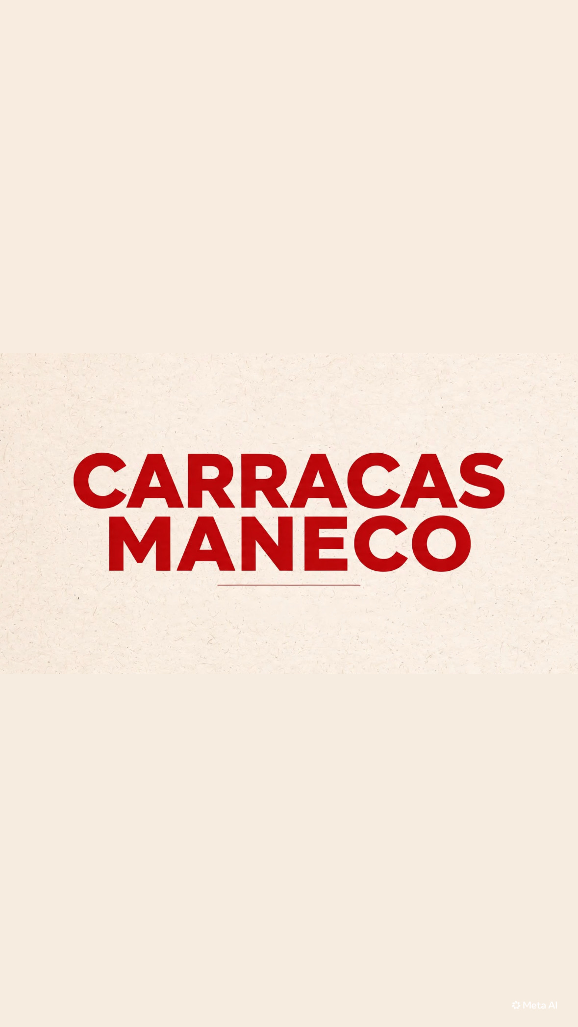 Carracas Maneco