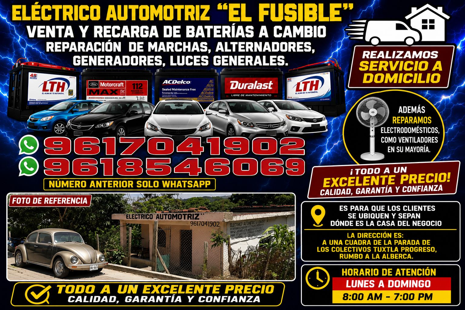 Eléctrico automotriz "EL FUSIBLE"
