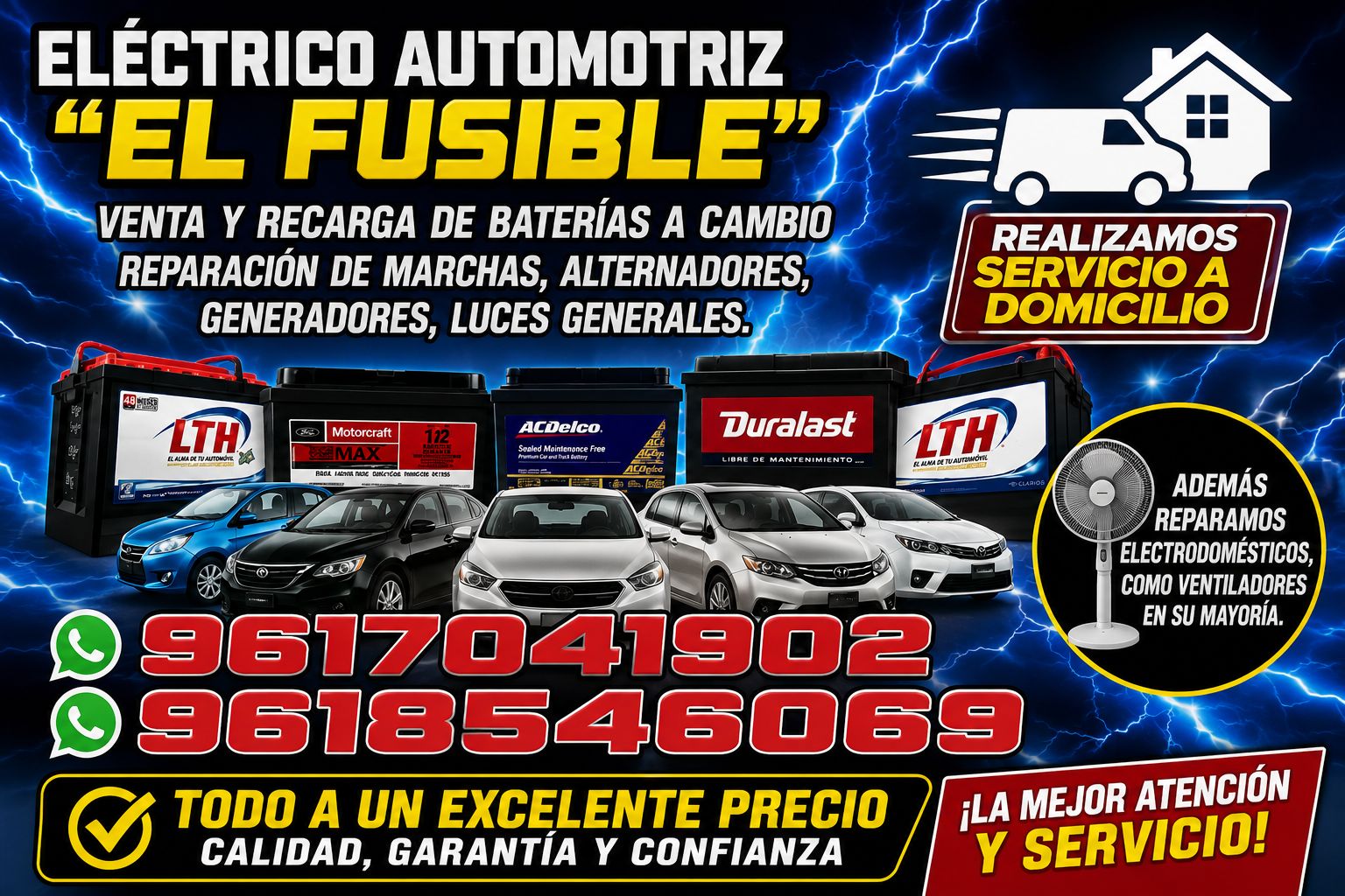 Eléctrico automotriz "EL FUSIBLE"