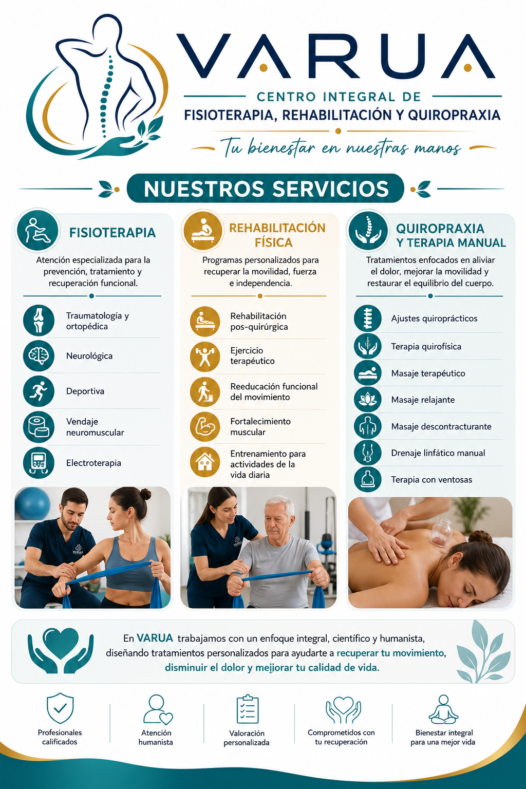 VARUA CENTRO INTEGRAL DE FISIOTERAPIA, REHABILITACIÓN Y QUIROPRAXIA