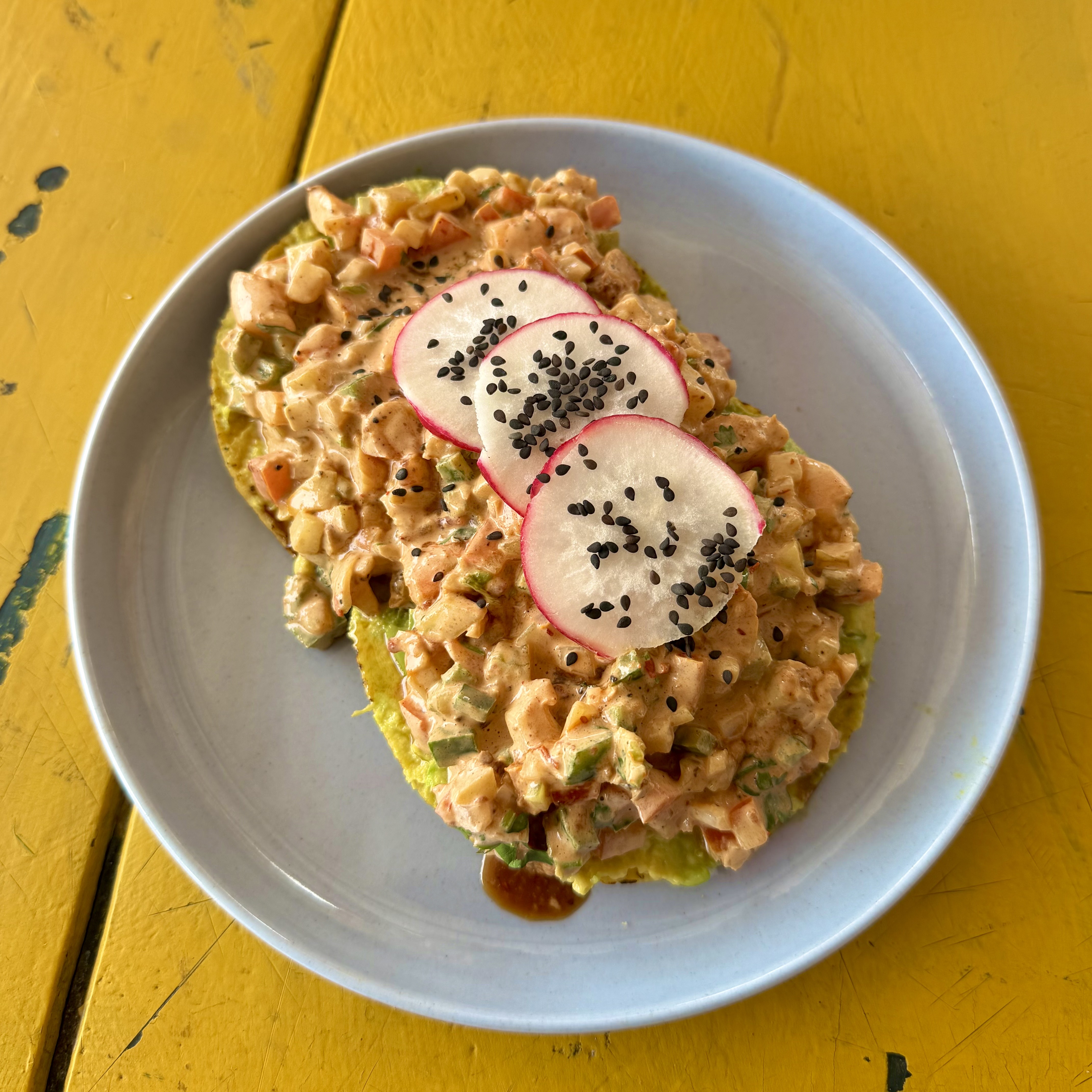 tostada chipotlada