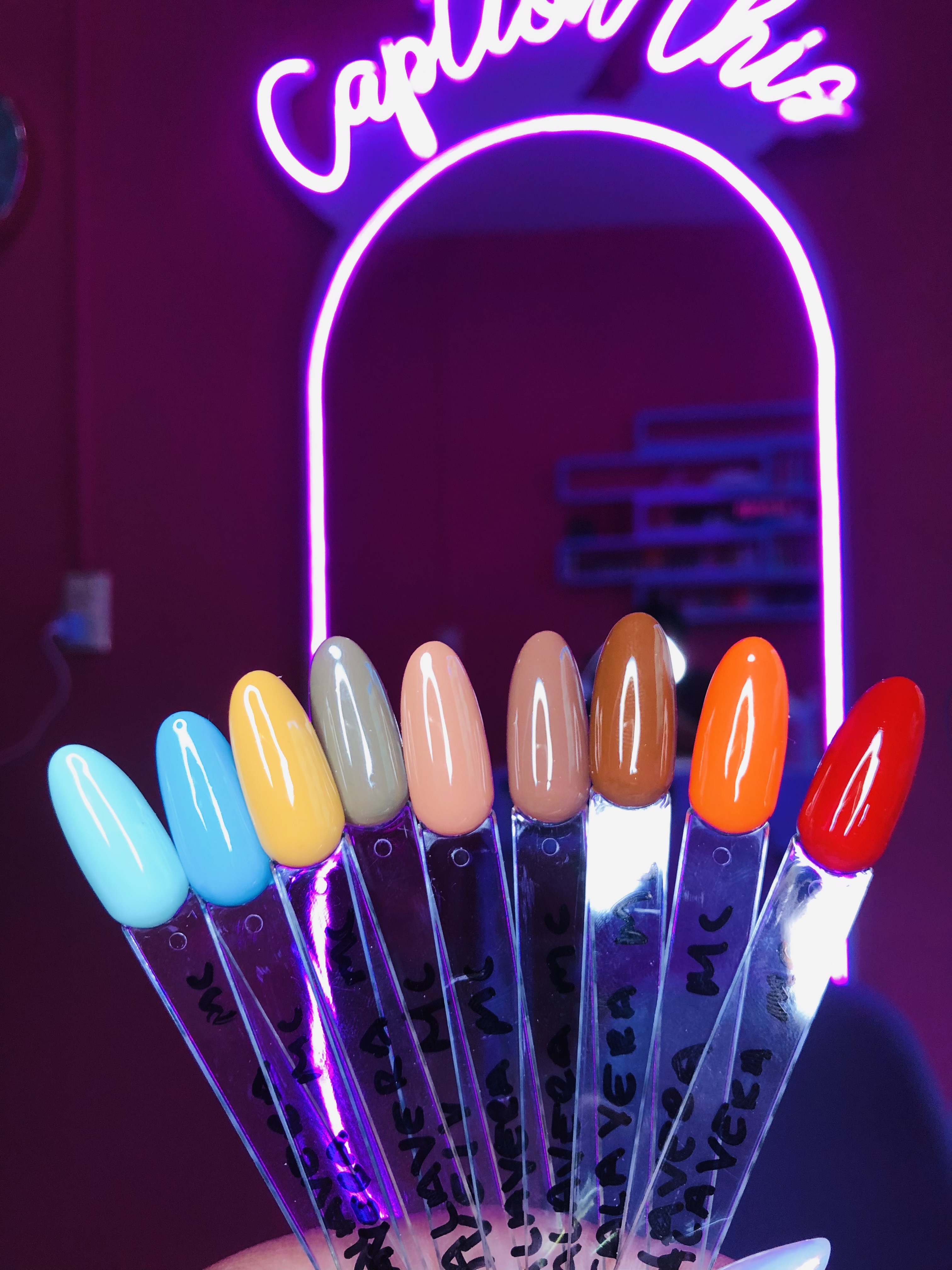 Geles Talavera 3 pasos mc nails variedad de tonos