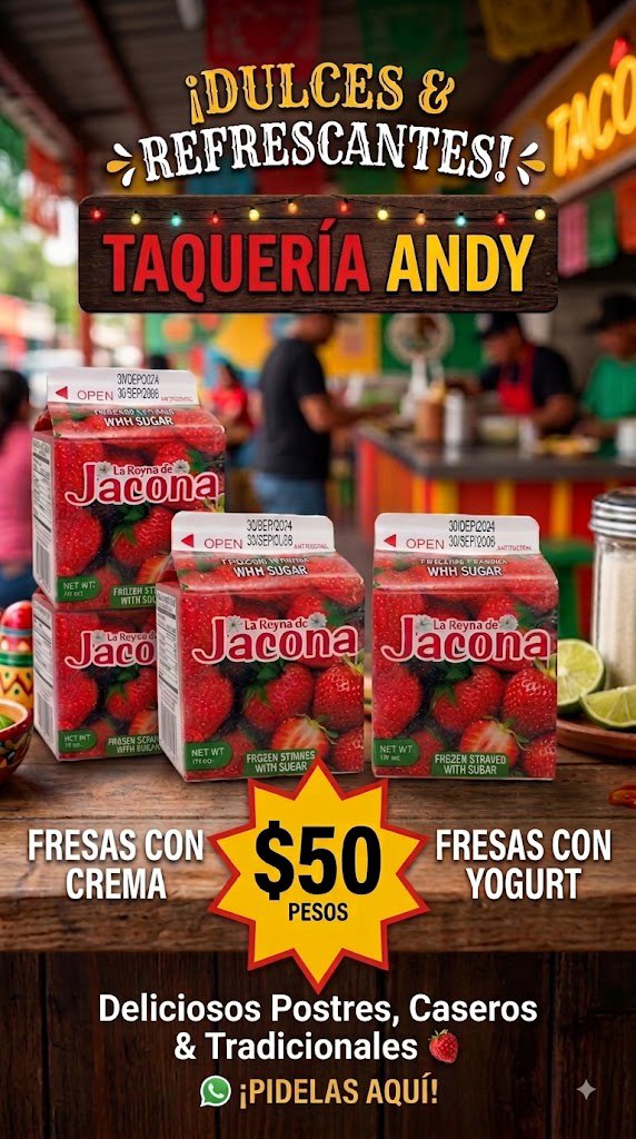 Fresas con crema