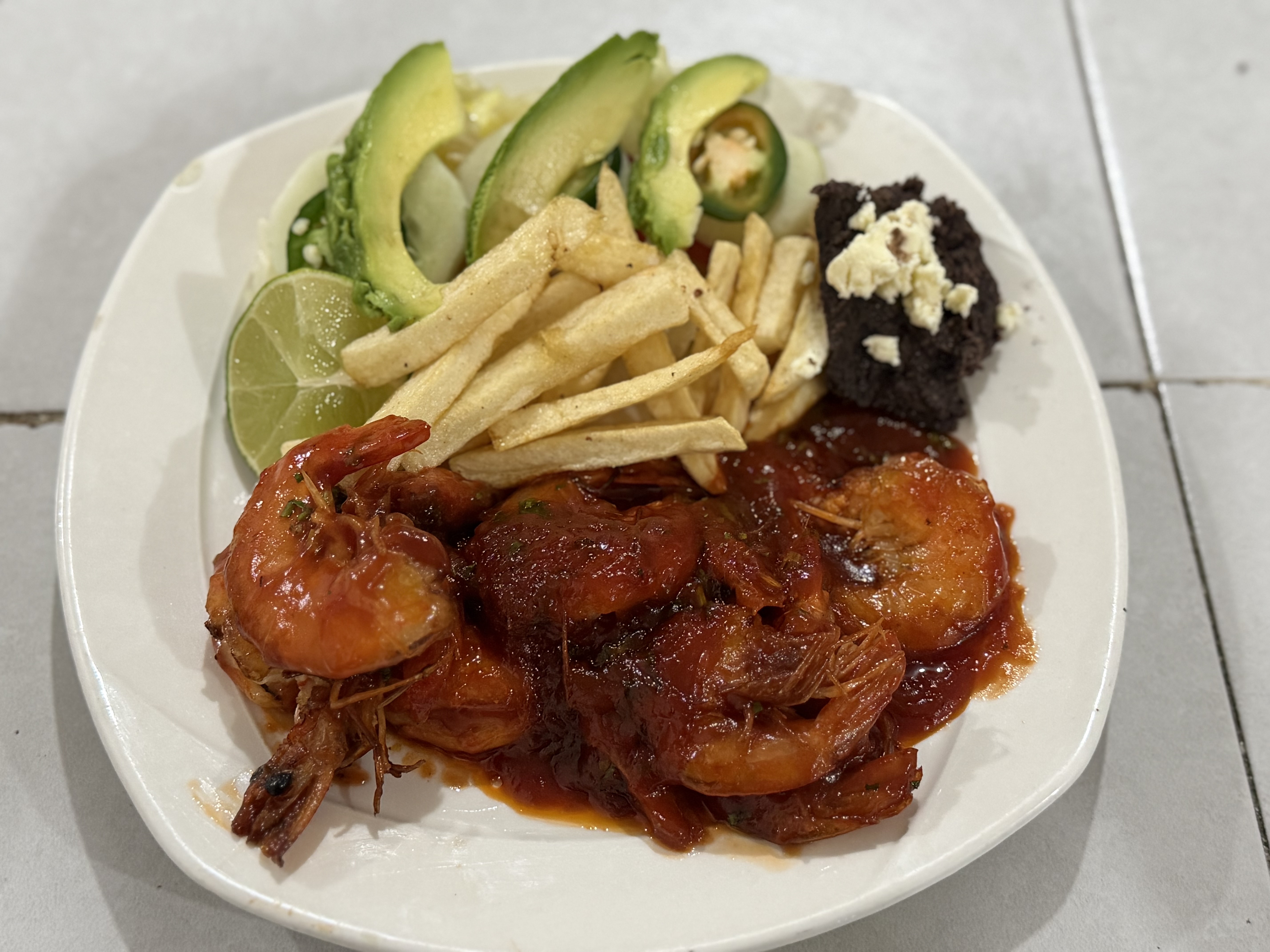 Camarones a la Diabla