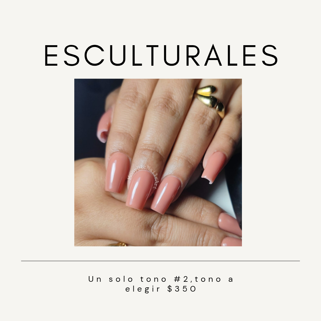 Esculturales en un solo tono